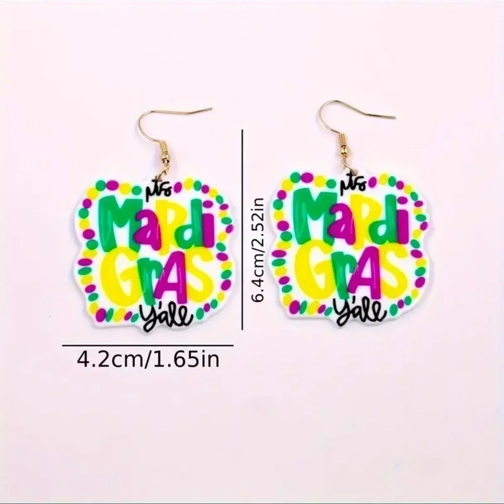 It’s Mardi Gras Y’all! Earrings